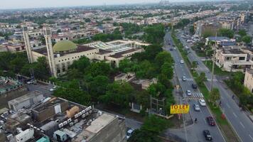 Top view of Defence Housing Society of Lahore Pakistan on July 22, 2023 video