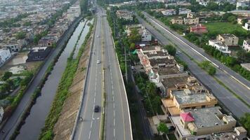 Top view of Defence Housing Society of Lahore Pakistan on July 22, 2023 video