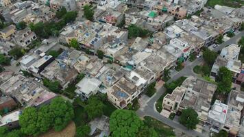 Top view of Defence Housing Society of Lahore Pakistan on July 22, 2023 video