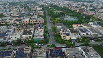 Top view of Defence Housing Society of Lahore Pakistan on July 22, 2023 video