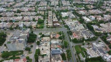 Top view of Defence Housing Society of Lahore Pakistan on July 22, 2023 video