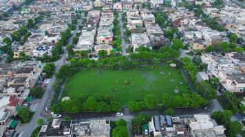 Top view of Defence Housing Society of Lahore Pakistan on July 22, 2023 video