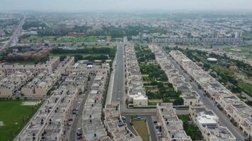 Top view of Lahore City of Punjab Pakistan on November 18, 2023 video