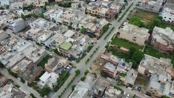 Top view of Defence Housing Society of Lahore Pakistan on July 22, 2023 video