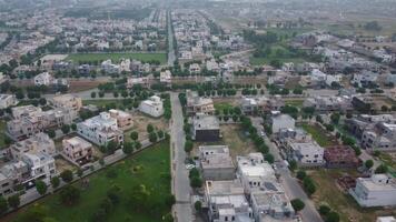 Top view of Lahore City of Punjab Pakistan on November 18, 2023 video