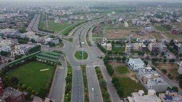 parte superior ver de lahore ciudad de Punjab Pakistán en noviembre 18, 2023 video