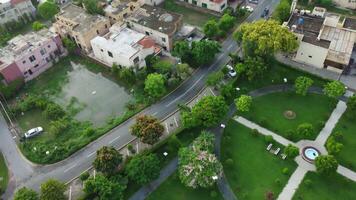 Haut vue de lahore ville de punjab Pakistan sur novembre 18 ans, 2023 video