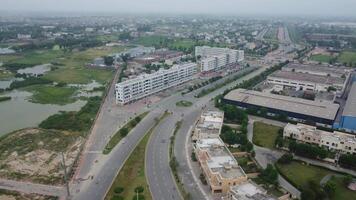 oben Aussicht von lahore Stadt von Punjab Pakistan auf November 18, 2023 video