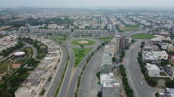 oben Aussicht von lahore Stadt von Punjab Pakistan auf November 18, 2023 video