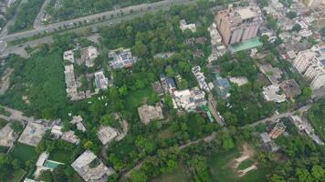 Beautiful residential areas in Lahore with drone on November 18, 2023 video