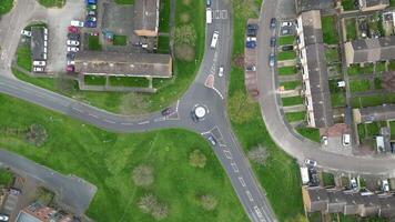 High Angle View of North Luton City During Cloudy and Rainy Day. Luton, England UK. March 19th, 2024 video