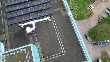 High Angle View of North Luton City During Cloudy and Rainy Day. Luton, England UK. March 19th, 2024 video