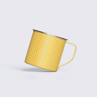 Mug stainless mockup PSD file full editable