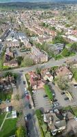 Aerial Footage of Central St Albans City of England United Kingdom. March 16th, 2024 video