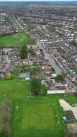 Aerial Footage of Central St Albans City of England United Kingdom. March 16th, 2024 video