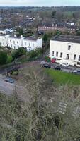 Aerial Footage of Central St Albans City of England United Kingdom. March 16th, 2024 video