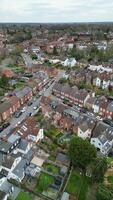 Aerial Footage of Central St Albans City of England United Kingdom. March 16th, 2024 video