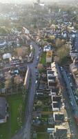 High Angle Footage of Central St Albans City of England United Kingdom. March 16th, 2024 video