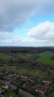 hög vinkel antal fot av central st albaner stad av England förenad rike. Mars 16:e, 2024 video