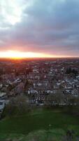 alto ángulo imágenes de central S t albanes ciudad de Inglaterra unido Reino. marzo 16, 2024 video