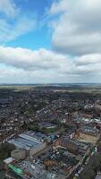 haute angle métrage de central st albans ville de Angleterre uni Royaume. Mars 16e, 2024 video