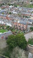 High Angle Footage of Central St Albans City of England United Kingdom. March 16th, 2024 video