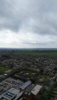 hög vinkel antal fot av central st albaner stad av England förenad rike. Mars 16:e, 2024 video