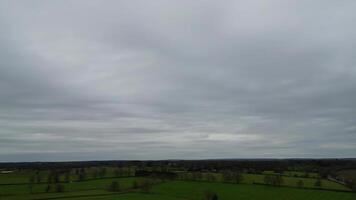 hög vinkel antal fot av central helgon albaner stad av England förenad rike. Mars 16:e, 2024 video