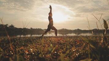 Athlete runner feet running on road, Jogging concept at outdoors. Man running for exercise. video