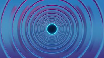 a blue and pink vortex with a black hole in the center video