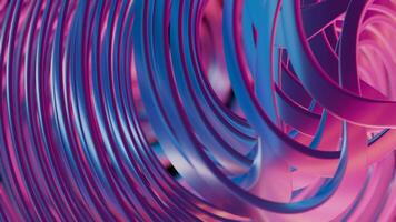 une coloré abstrait image de une spirale video