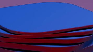 un' pila di blu e rosso blocchi su un' viola sfondo video