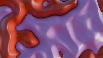 a computer generated image of a red and purple liquid video