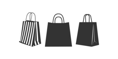 Shopping bag icon set. Vector illustration design.