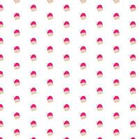 ice cream Vector seamless pattern. white color background.