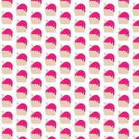 cup sweet ice cream pattern. vector