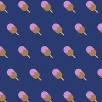 Ice cream seamless pattern vector. vector