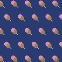 Ice cream seamless pattern vector. vector