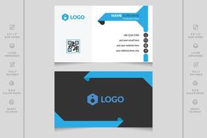 Modern and professional vector business card template