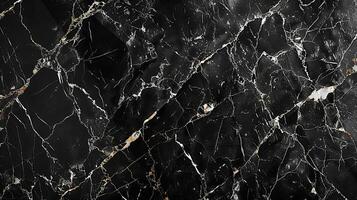 AI generated Black and White Marble Texture photo