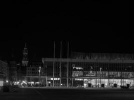 the city of Dresden at night photo