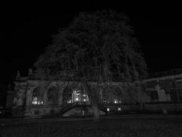 the city of Dresden at night photo