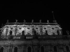 the city of Dresden at night photo