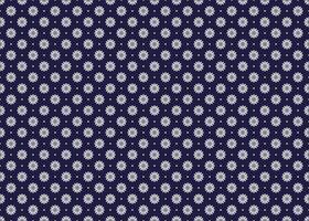 symbol geometric white flower on blue background seamless pattern for cloth carpet wallpaper  wrapping etc. vector