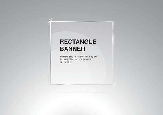 silver glowing square frame with text on background