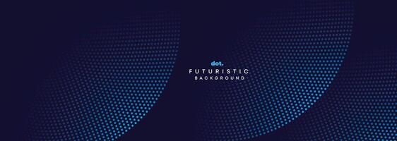 resumen azul, verde degradado círculos fluido punto ondulación partícula geométrico tecnología antecedentes. digital futurista oscuro Armada azul punteado ola. concepto para ciencia, música cubrir, sitio web, encabezamiento vector