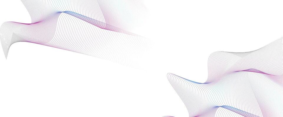 Purple Sky Blue Green Abstract Digital Technology Banner Waving Lines Background. Navy Blue pink gradient with Future technology Diagonal glowing shiny geometric shape for cover, website, header