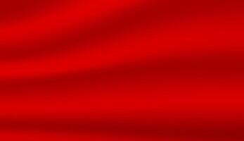 Abstract background, elegant red fabric or liquid waves or folds of satin silk background. Red silk cloth. vector