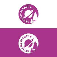 Planet Logo Design vector