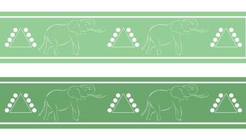 African elephant pattern design. Seamless pattern for wallpaper, print, textile, fabric. vector